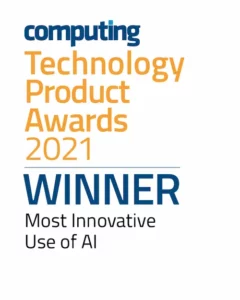Technology Product Awards 2021 Most innovative use of AI