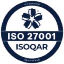 ISO 27001 ISOQAR logo mark